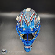 Henrik Lundqvist Signed Goalie Mask 2015 New York Neon Blue Edition Signature Edition Autographed Tribute