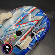 Henrik Lundqvist Signed Goalie Mask 2015 New York Neon Blue Edition Signature Edition Autographed Tribute
