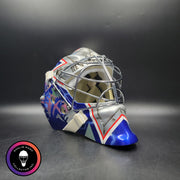 Henrik Lundqvist Signed Goalie Mask 2018 New York SILVER Edition Autographed Signature Edition