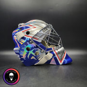 Henrik Lundqvist Signed Goalie Mask 2018 New York SILVER Edition Autographed Signature Edition