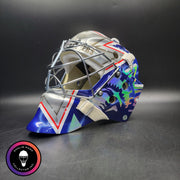 Henrik Lundqvist Signed Goalie Mask 2018 New York SILVER Edition Autographed Signature Edition