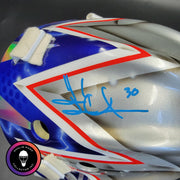 Henrik Lundqvist Signed Goalie Mask 2018 New York SILVER Edition Autographed Signature Edition