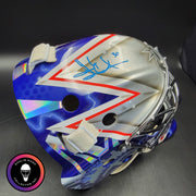 Henrik Lundqvist Signed Goalie Mask 2018 New York SILVER Edition Autographed Signature Edition