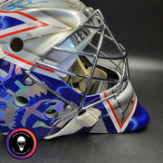 Henrik Lundqvist Signed Goalie Mask 2018 New York SILVER Edition Autographed Signature Edition