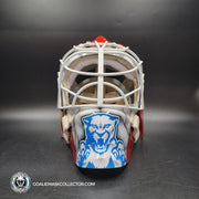 Henrik Lundqvist Signed Goalie Mask 2018 New York WHITE Edition Autographed Signature Edition Tribute