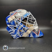 Henrik Lundqvist Signed Goalie Mask 2018 New York WHITE Edition Autographed Signature Edition Tribute