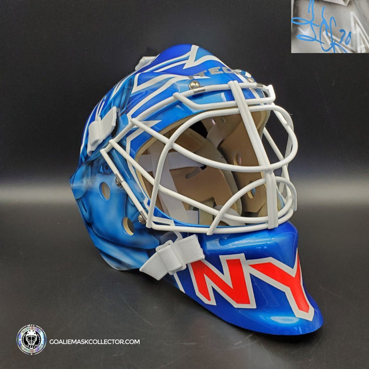 Henrik Lundqvist Signed Goalie Mask NYR 2006 Signature Edition Tribute