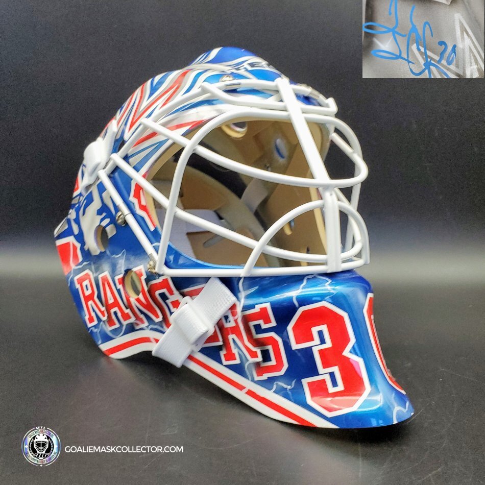 Henrik Lundqvist Signed Goalie Mask NYR 2007 Signature Edition Tribute