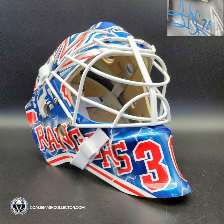 Henrik Lundqvist Signed Goalie Mask NYR 2007 Signature Edition Tribute