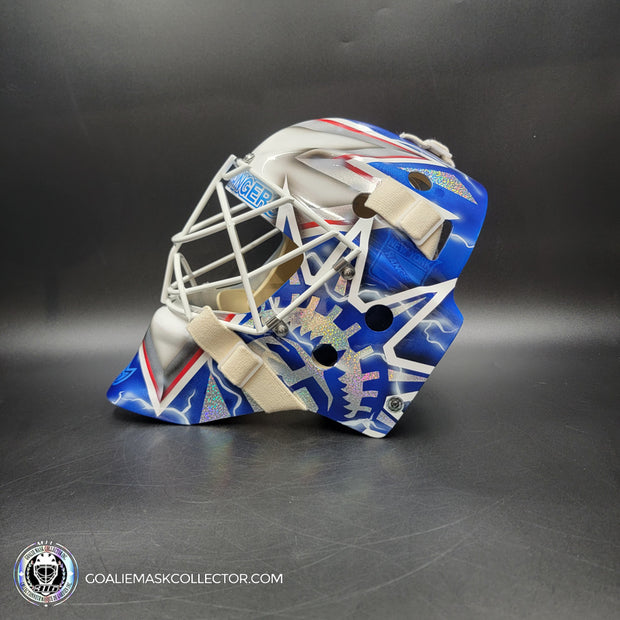 Henrik Lundqvist Signed Goalie Mask NYR 2014 Signature Edition Tribute