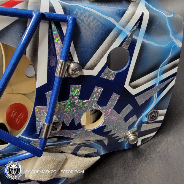 Henrik Lundqvist Unsigned Goalie Mask NYR 2015 Tribute