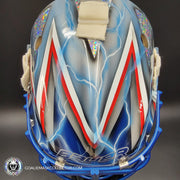 Henrik Lundqvist Unsigned Goalie Mask NYR 2015 Tribute