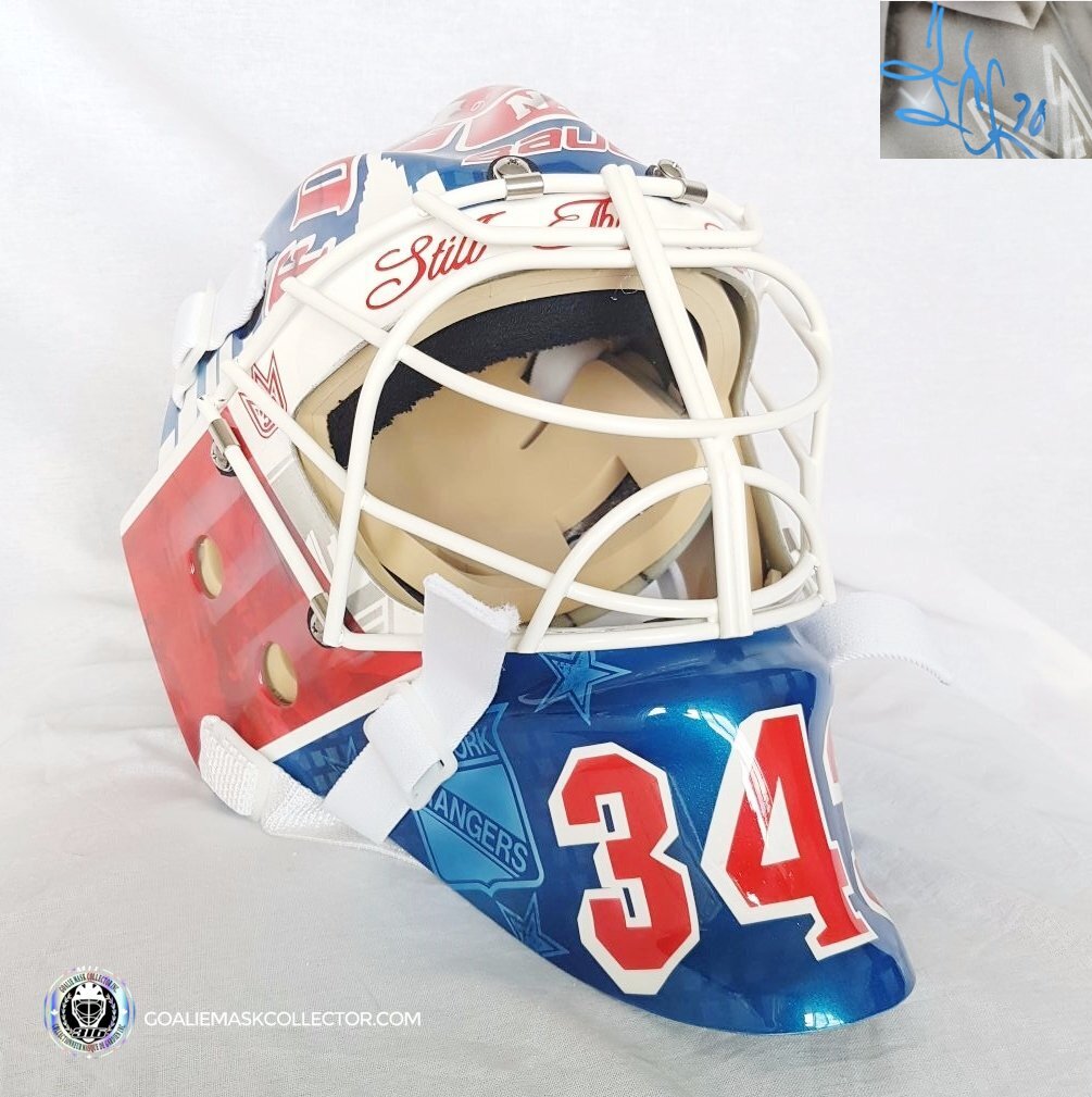 Henrik Lundqvist Signed Goalie Mask NYR "FDNY" Signature Edition Tribute