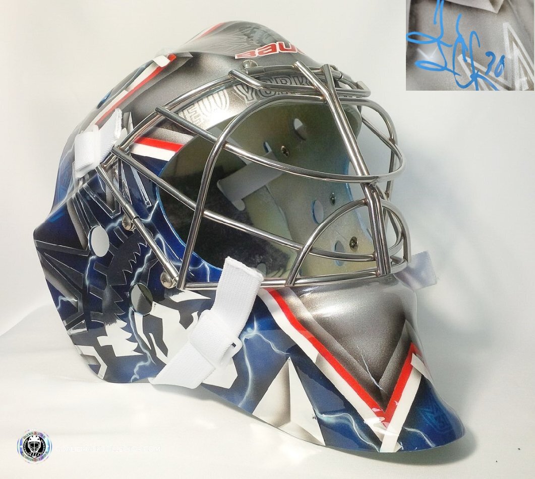 Henrik Lundqvist Signed Goalie Mask NYR "Holy Grail" Signature Edition Tribute