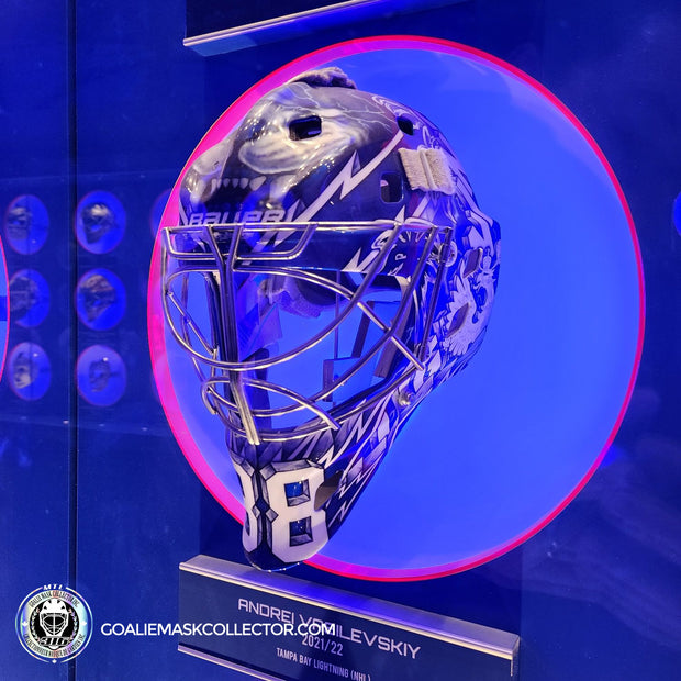 Andrei Vasilevskiy Goalie Mask Tampa Bay Lightning 2021/22 - HHOF Hockey Hall of Fame