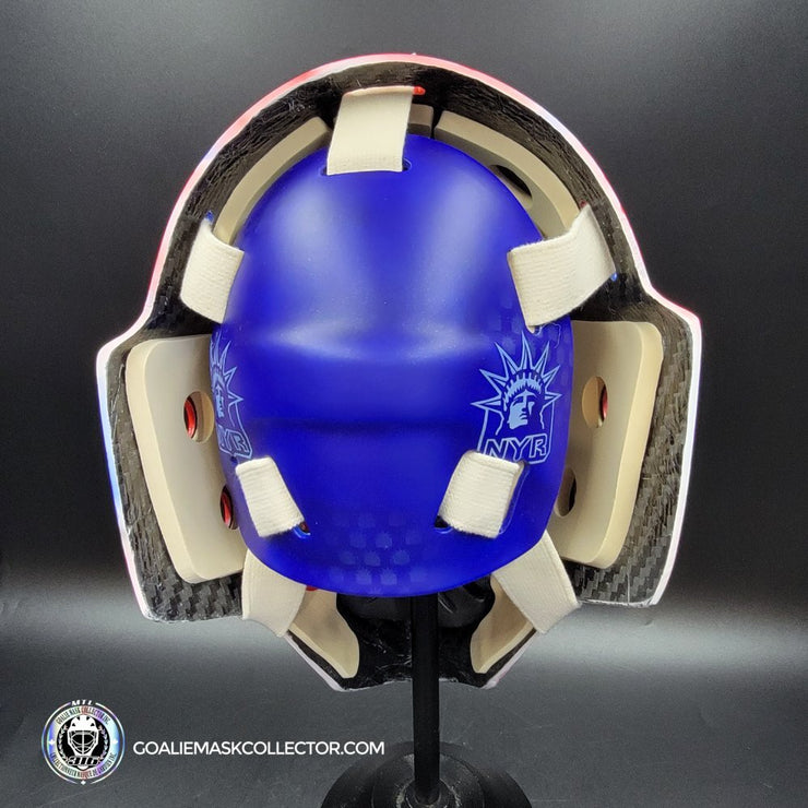 Igor Shesterkin Goalie Mask Unsigned 2023 New York Richter Tribute