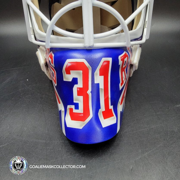 Igor Shesterkin Goalie Mask Unsigned 2023 New York Richter Tribute