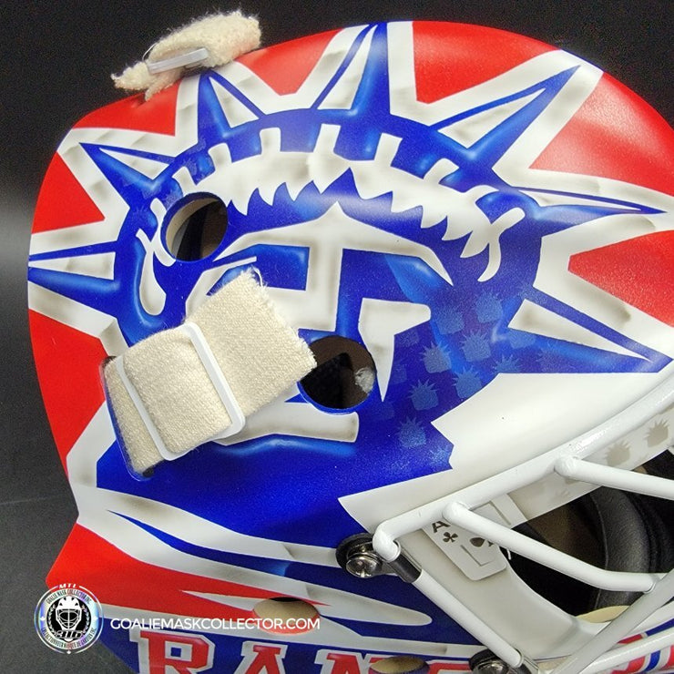 Igor Shesterkin Goalie Mask Unsigned 2023 New York Richter Tribute