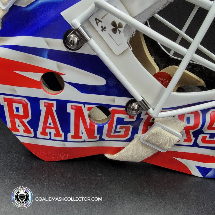 Igor Shesterkin Goalie Mask Unsigned 2023 New York Richter Tribute