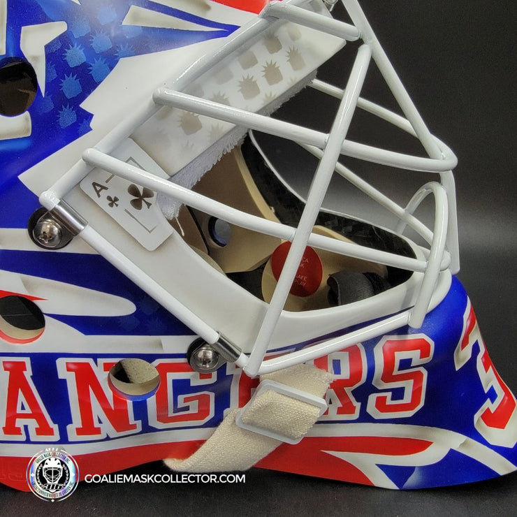 Igor Shesterkin Goalie Mask Unsigned 2023 New York Richter Tribute