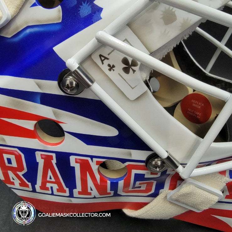 Igor Shesterkin Goalie Mask Unsigned 2023 New York Richter Tribute