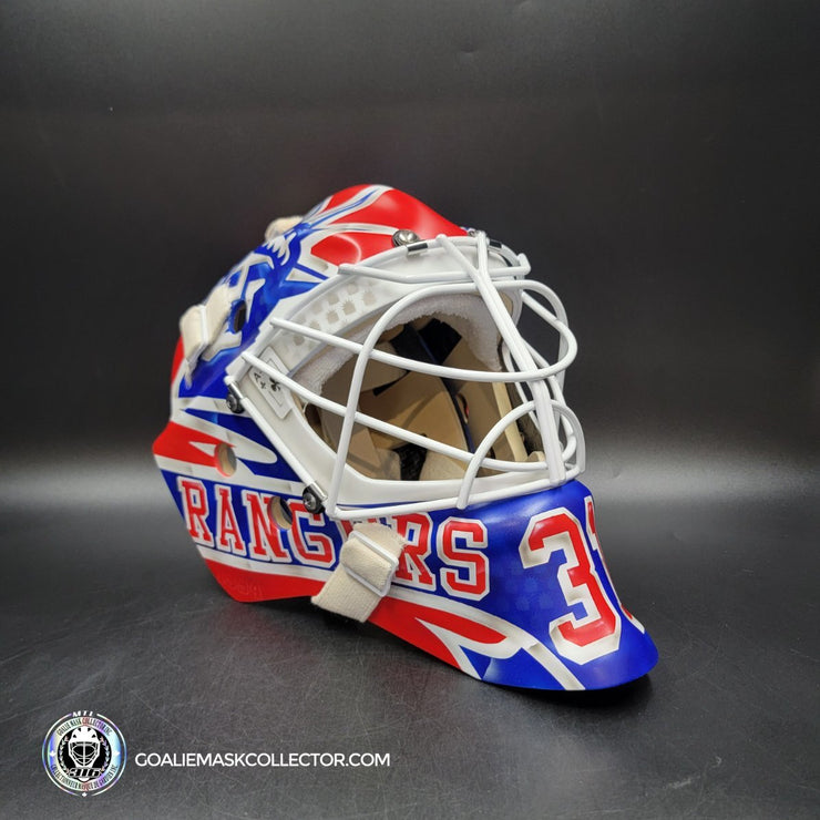 Igor Shesterkin Goalie Mask Unsigned 2023 New York Richter Tribute