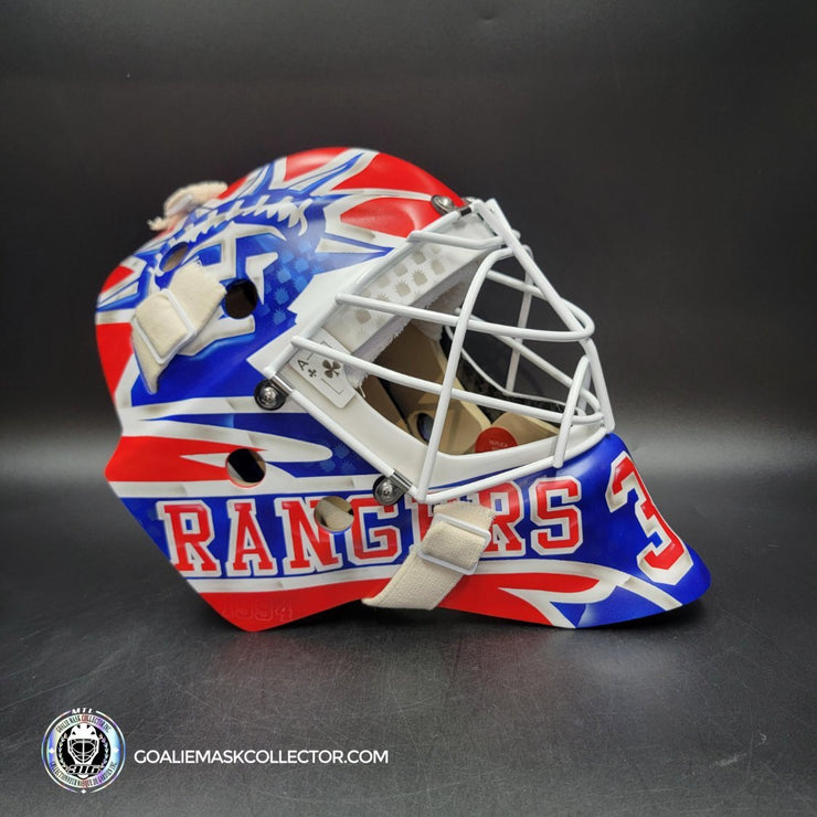 Igor Shesterkin Goalie Mask Unsigned 2023 New York Richter Tribute