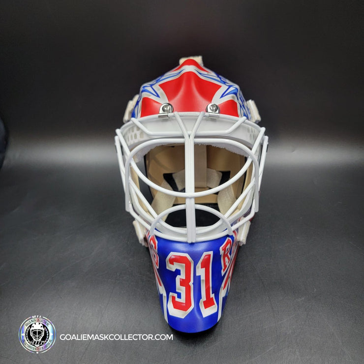Igor Shesterkin Goalie Mask Unsigned 2023 New York Richter Tribute