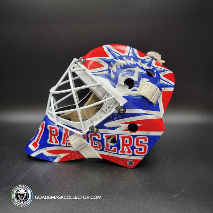 Igor Shesterkin Goalie Mask Unsigned 2023 New York Richter Tribute