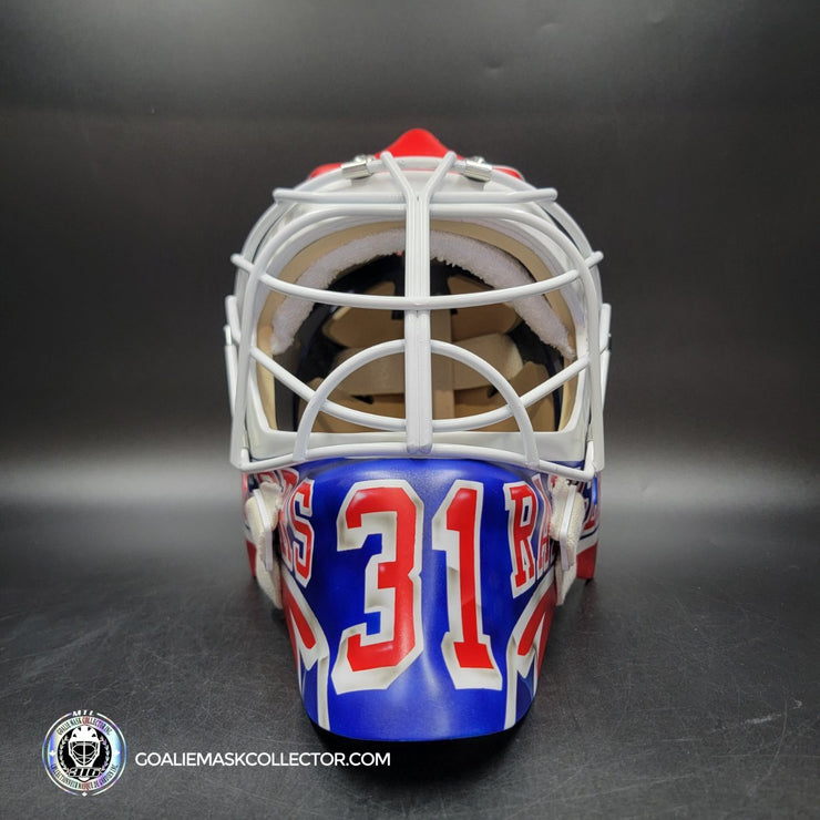 Igor Shesterkin Goalie Mask Unsigned 2023 New York Richter Tribute