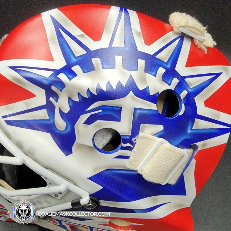 Igor Shesterkin Goalie Mask Unsigned 2023 New York Richter Tribute