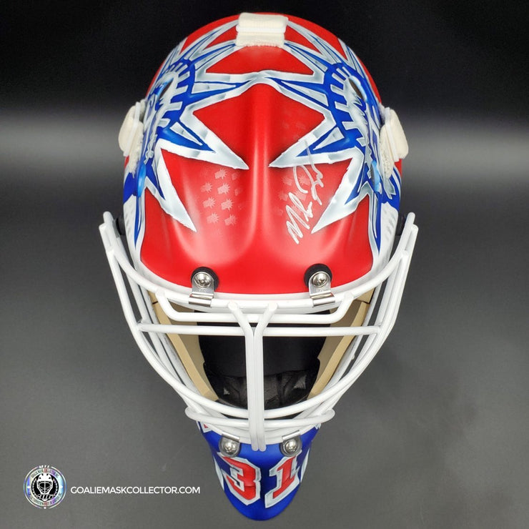 Igor Shesterkin honors New York Rangers legend Mike Richter with goalie mask
