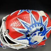 Igor Shesterkin Mike Richter Signed Goalie Mask 2023 New York Richter Tribute Signature Edition Autographed