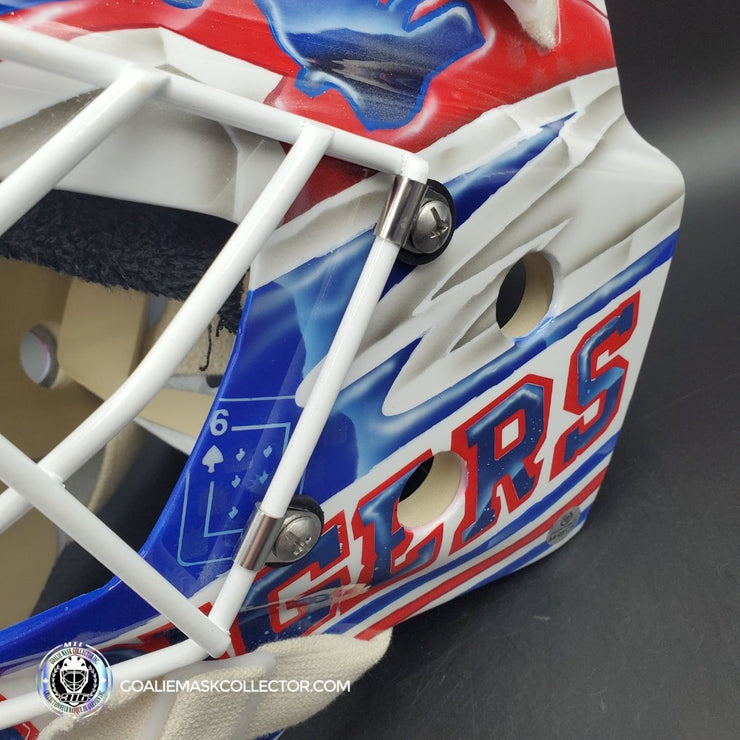 Presale: Igor Shesterkin Signed Goalie Mask 2024 New York Playoffs Tribute Autographed Signature Edition