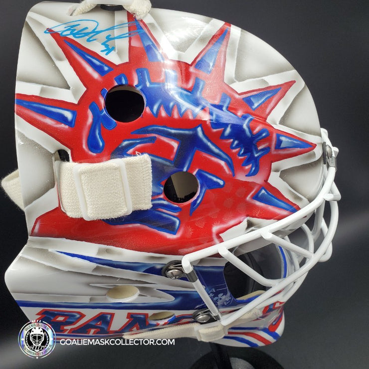 Presale: Igor Shesterkin Signed Goalie Mask 2024 New York Playoffs Tribute Autographed Signature Edition