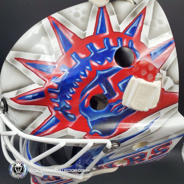 Presale: Igor Shesterkin Signed Goalie Mask 2024 New York Playoffs Tribute Autographed Signature Edition