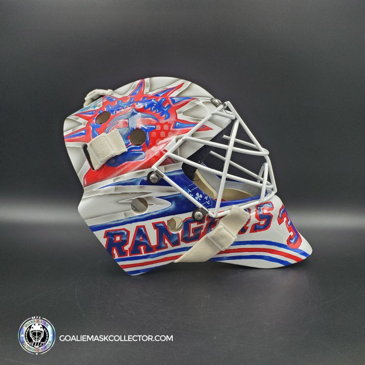 Presale: Igor Shesterkin Signed Goalie Mask 2024 New York Playoffs Tribute Autographed Signature Edition