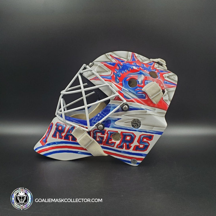 Presale: Igor Shesterkin Signed Goalie Mask 2024 New York Playoffs Tribute Autographed Signature Edition