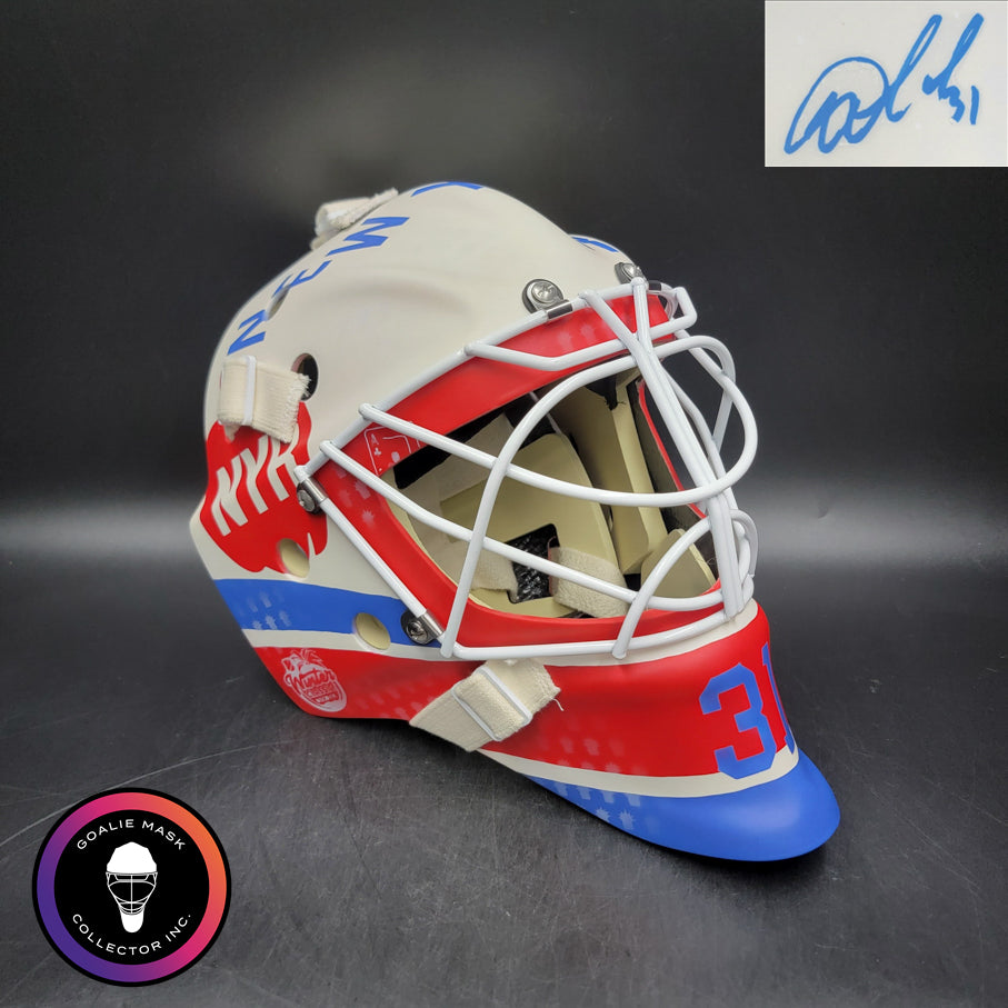 Igor Shesterkin Signed Goalie Mask 2026 Winter Classic New York Signature Edition Autographed