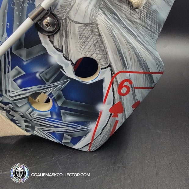 Igor Shesterkin Signed Goalie Mask New York 2022-23 V2 in Matte Finish Autographed Signature Edition