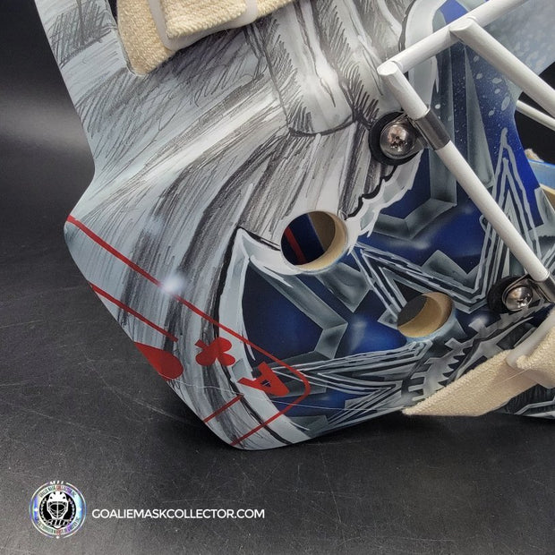 Igor Shesterkin Signed Goalie Mask New York 2022-23 V2 in Matte Finish Autographed Signature Edition