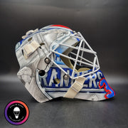 Igor Shesterkin Signed Goalie Mask New York 2022 Lundqvist Tribute Autographed Signature Edition Tribute