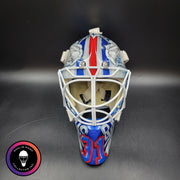 Igor Shesterkin Signed Goalie Mask New York 2022 Lundqvist Tribute Autographed Signature Edition Tribute