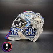 Igor Shesterkin Signed Goalie Mask New York 2022 Lundqvist Tribute Autographed Signature Edition Tribute