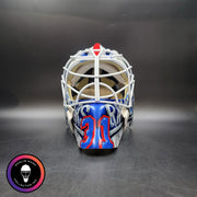 Igor Shesterkin Signed Goalie Mask New York 2022 Lundqvist Tribute Autographed Signature Edition Tribute