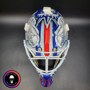 Igor Shesterkin Signed Goalie Mask New York 2022 Lundqvist Tribute Autographed Signature Edition Tribute