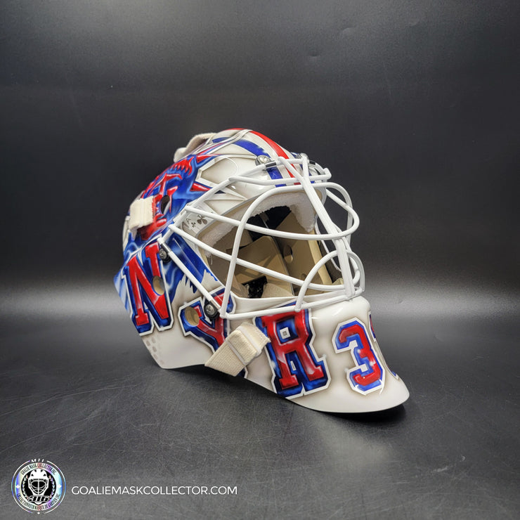 Igor Shesterkin Unsigned Goalie Mask 2024 Stadium Series New York Tribute