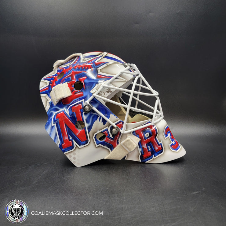 Igor Shesterkin Unsigned Goalie Mask 2024 Stadium Series New York Tribute