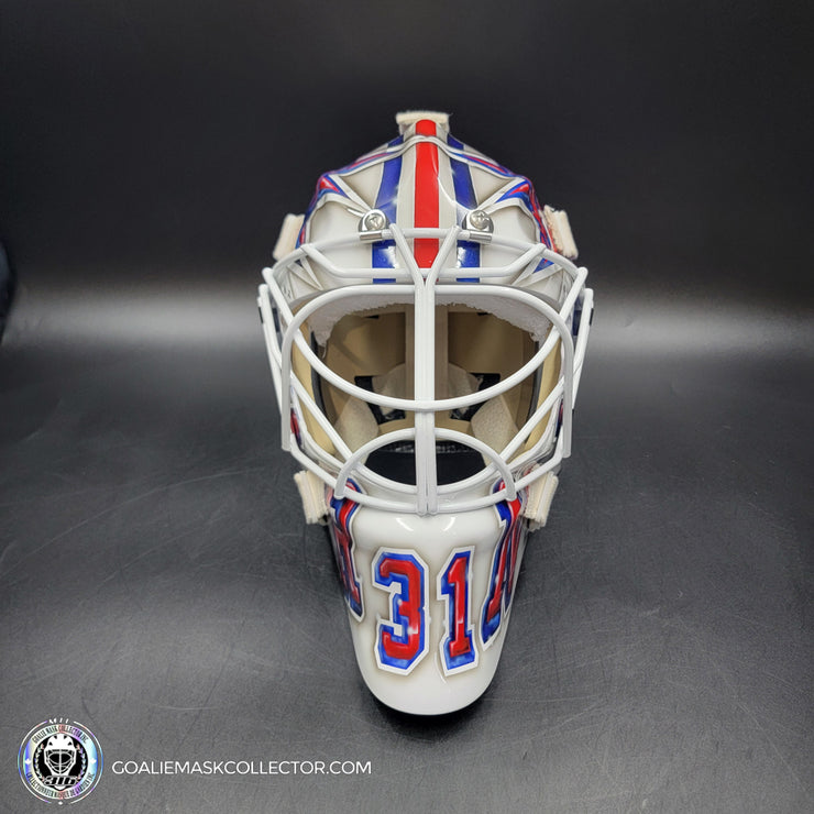 Igor Shesterkin Unsigned Goalie Mask 2024 Stadium Series New York Tribute