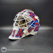 Igor Shesterkin Unsigned Goalie Mask 2024 Stadium Series New York Tribute
